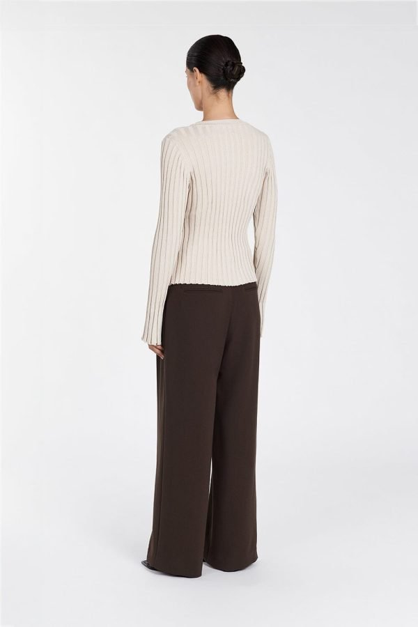 Long-Sleeve Knit Top