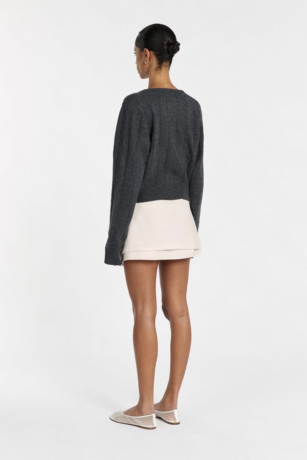 Knit Cardigan Black