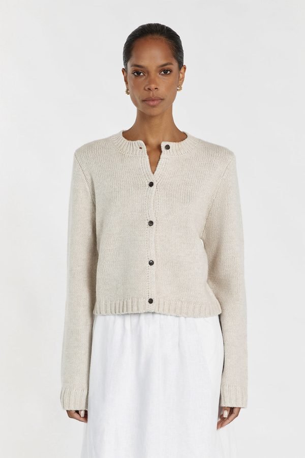 Knit Cardigan Fog