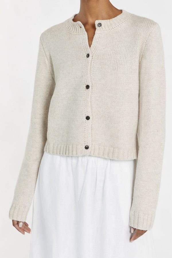Knit Cardigan Fog