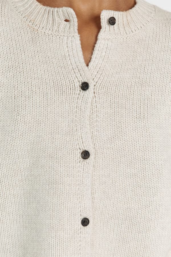Knit Cardigan Fog