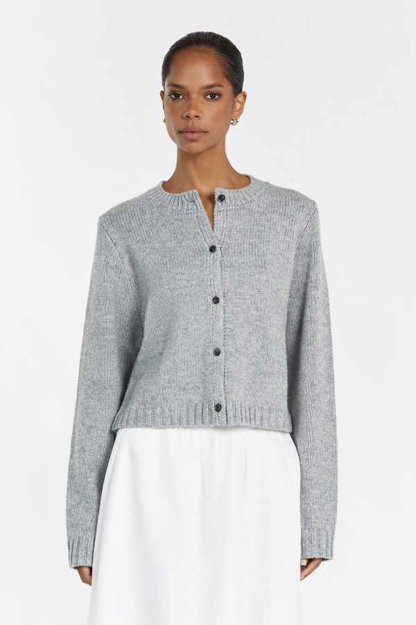 Knit Cardigan Grey