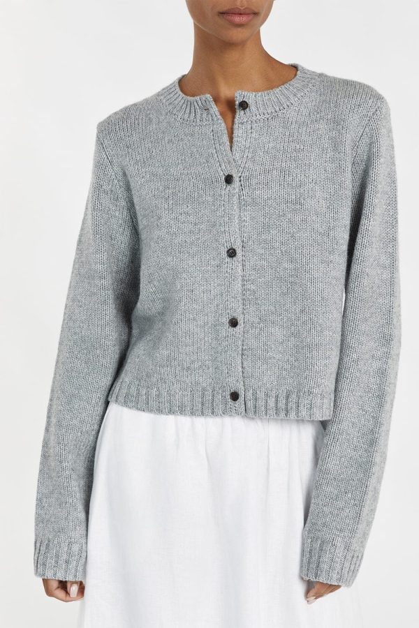 Knit Cardigan Grey