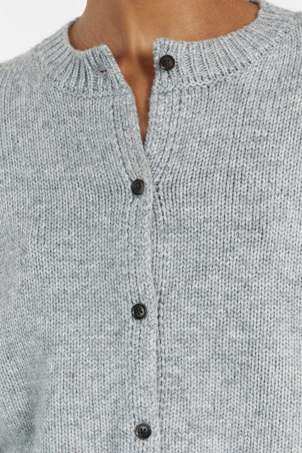 Knit Cardigan Grey