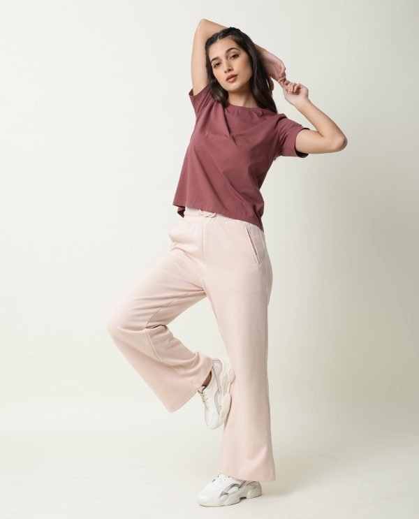 Mid Rise Ankle Length Track Pants