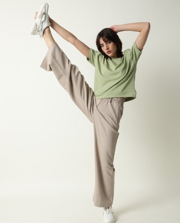 Mid Rise Ankle Length Track Pants